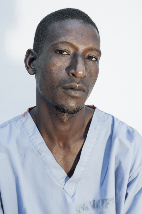 Bah Mohamed. Undresser. Worker of the Ebola Treatement Center of Moyamba. Sierra Leone.